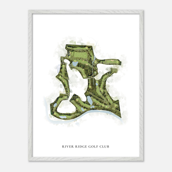 Print of River Ridge Golf Club Classic Map