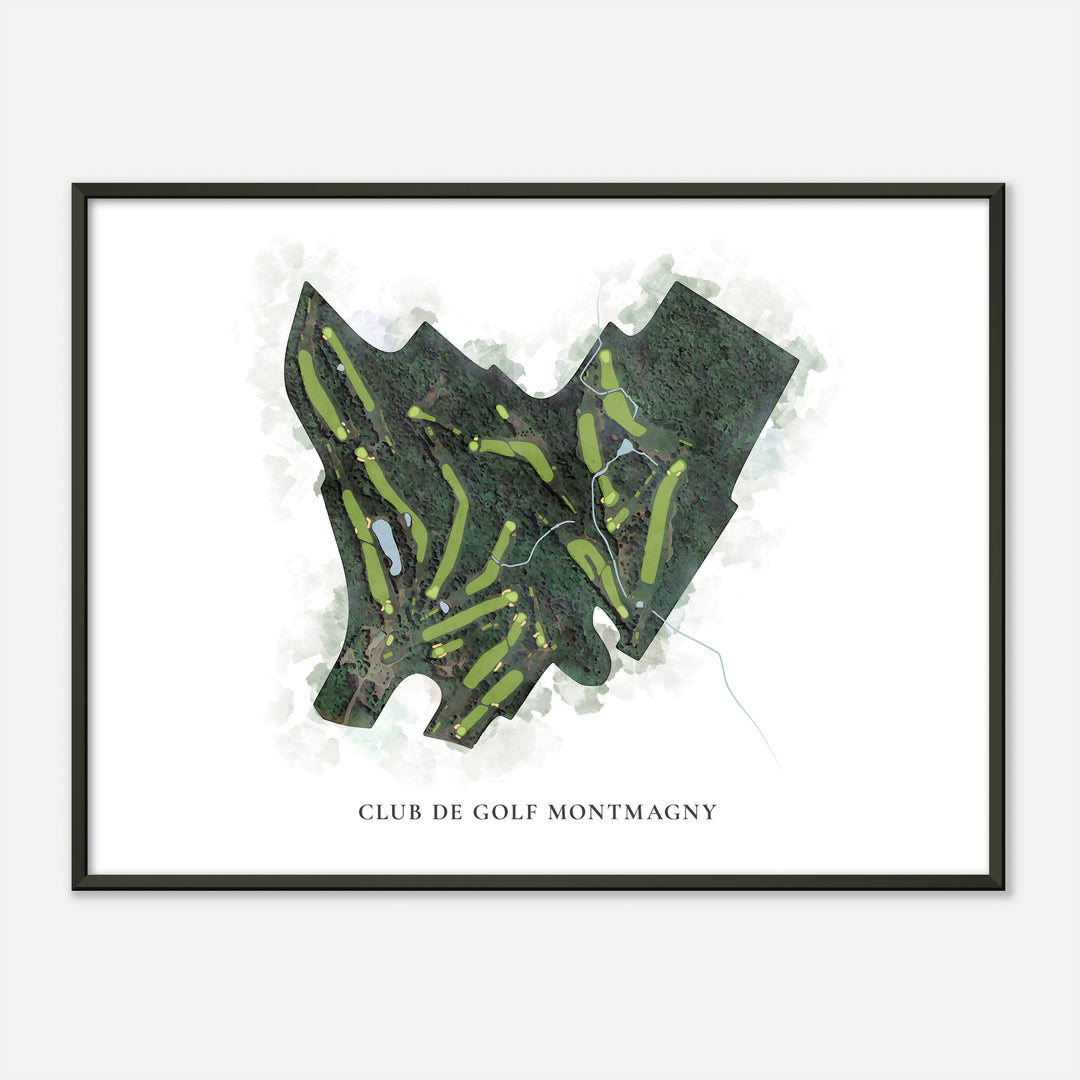 Print of Club De Golf Montmagny Classic Map
