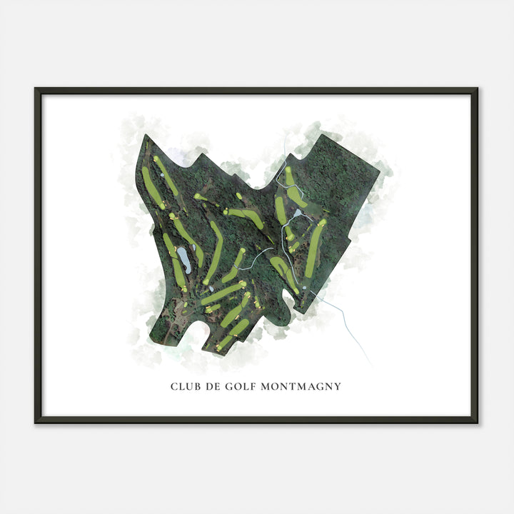 Print of Club De Golf Montmagny Classic Map