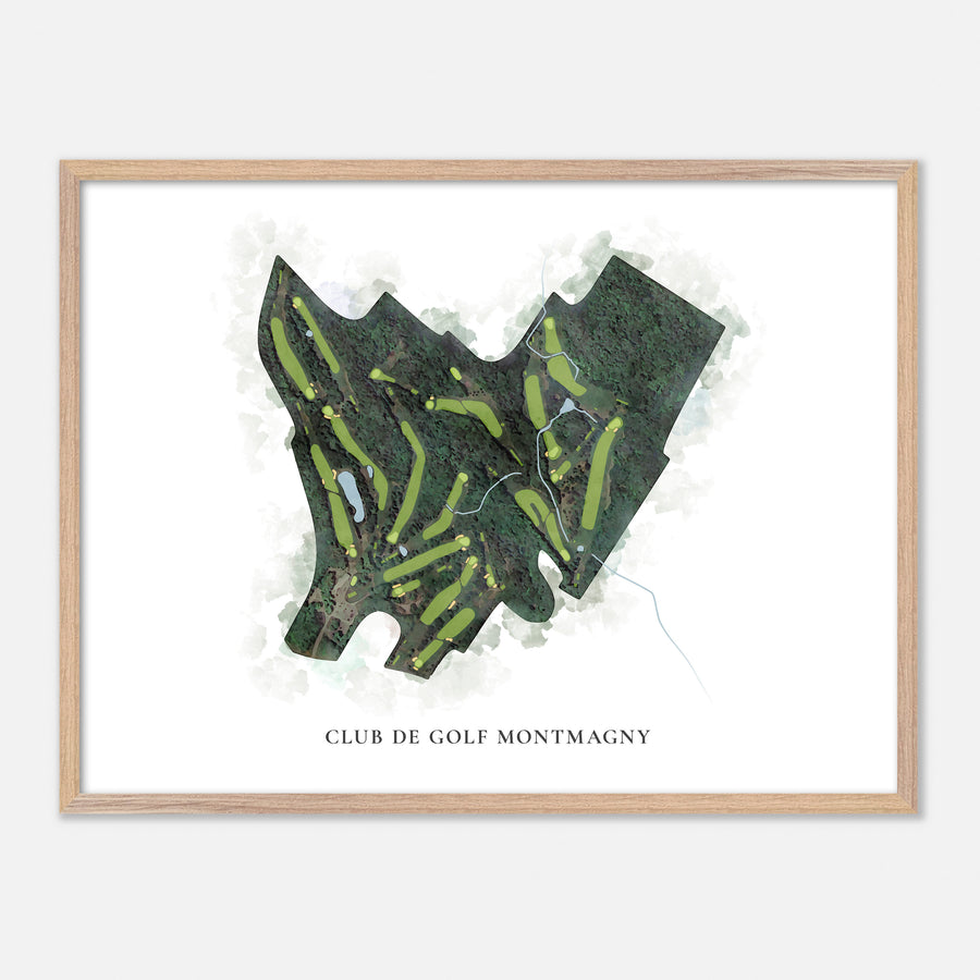 Print of Club De Golf Montmagny Classic Map