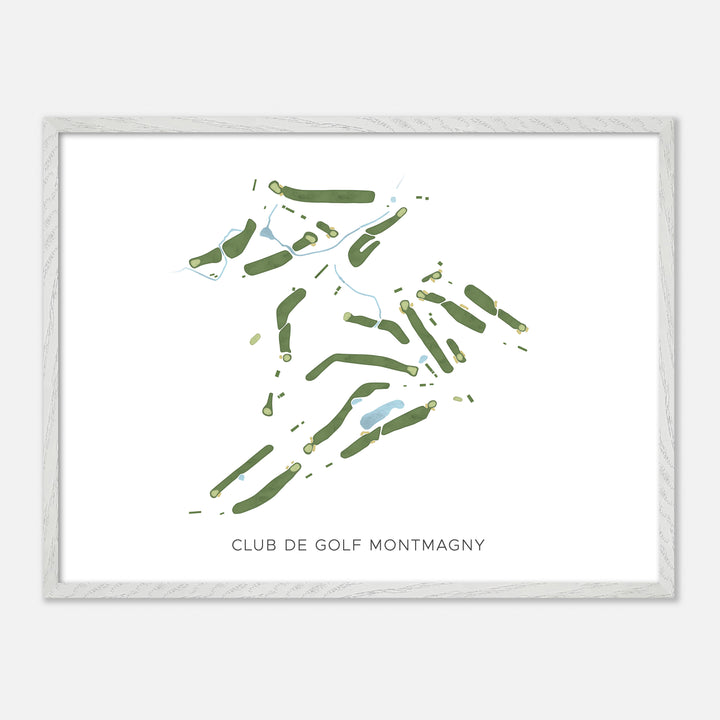 Print of Club De Golf Montmagny Modern Map