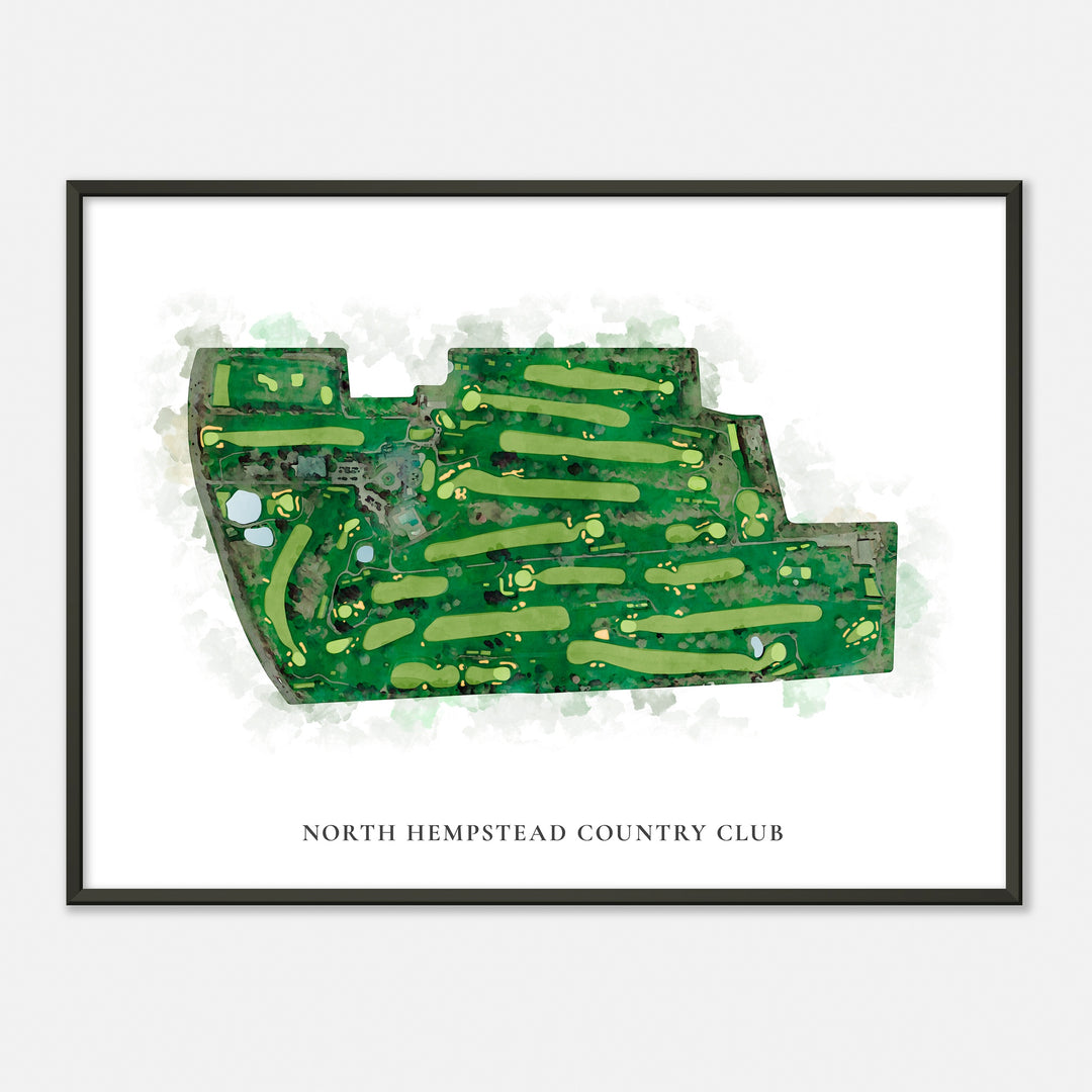 Print of North Hempstead Country Club Classic Map