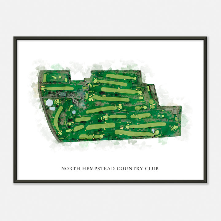 Print of North Hempstead Country Club Classic Map