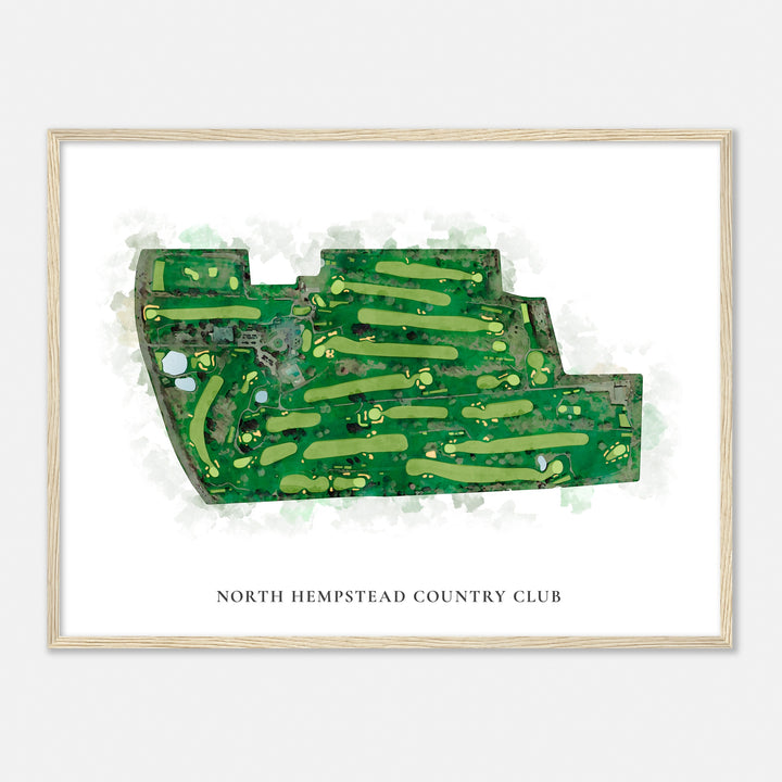 Print of North Hempstead Country Club Classic Map