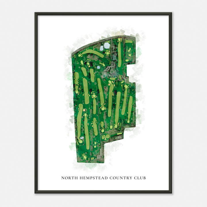 Print of North Hempstead Country Club Classic Map