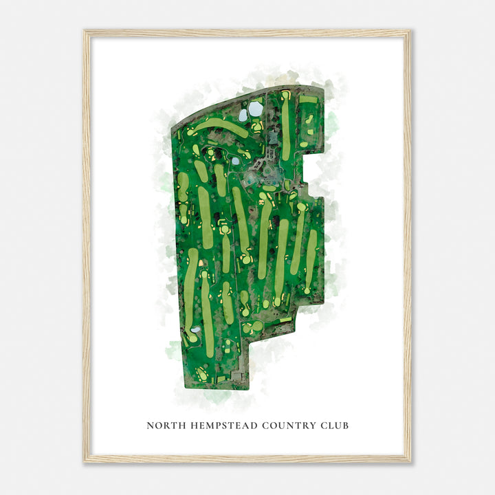 Print of North Hempstead Country Club Classic Map