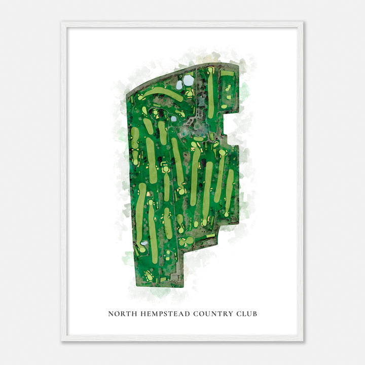 Print of North Hempstead Country Club Classic Map