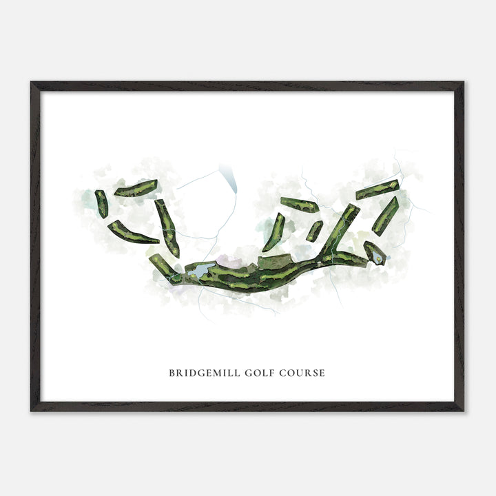 Print of Bridgemill Golf Course Classic Map