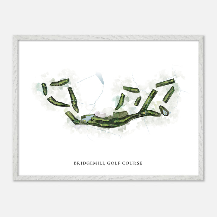 Print of Bridgemill Golf Course Classic Map