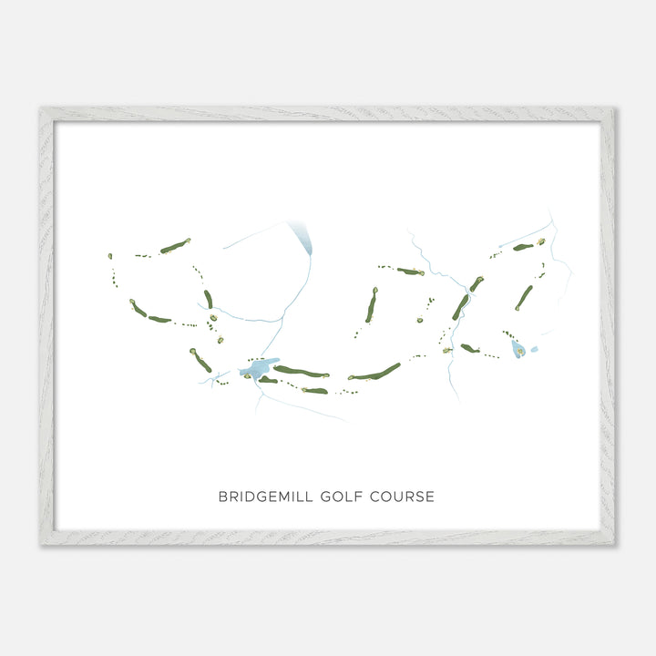 Print of Bridgemill Golf Course Modern Map