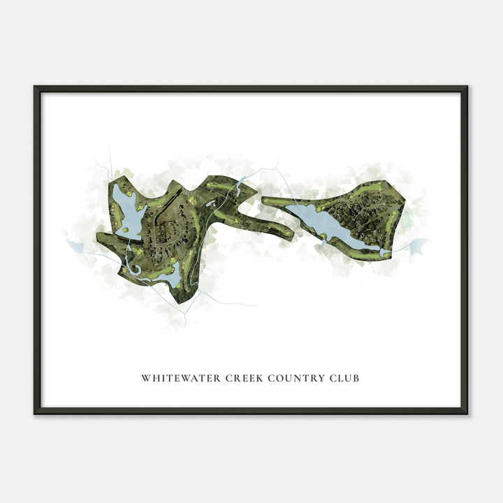 Print of Whitewater Creek Country Club Classic Map