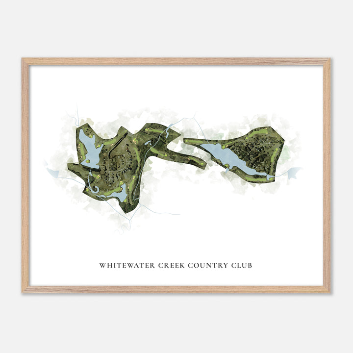 Print of Whitewater Creek Country Club Classic Map