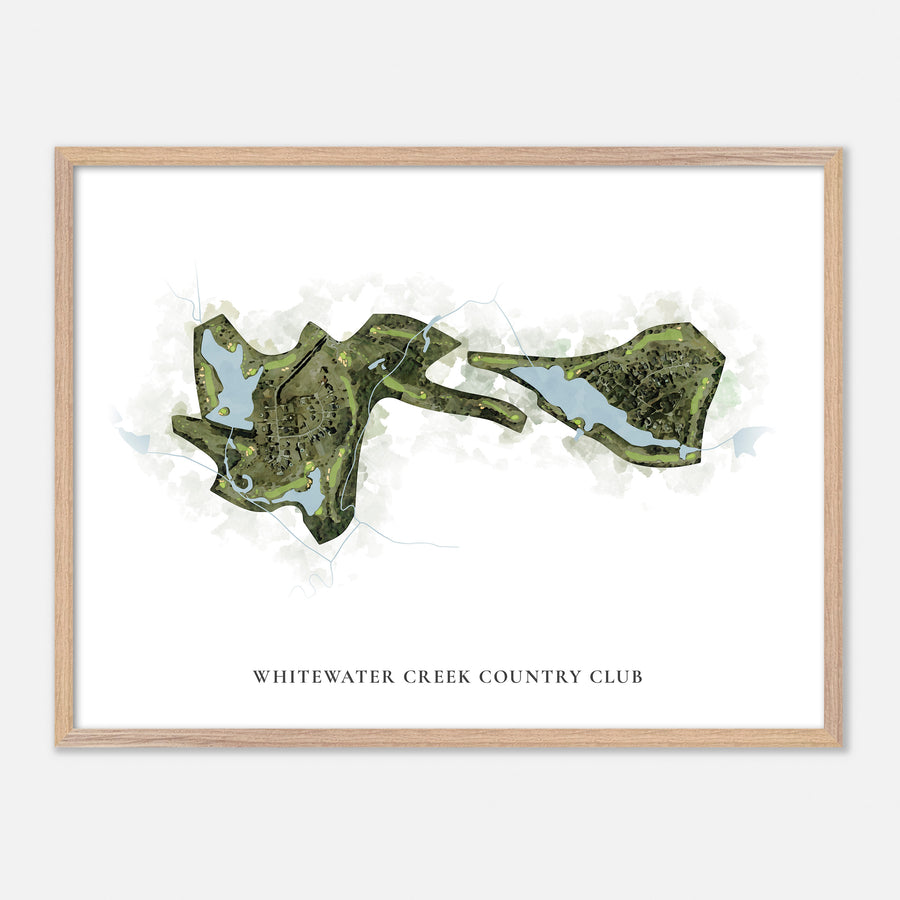 Print of Whitewater Creek Country Club Classic Map