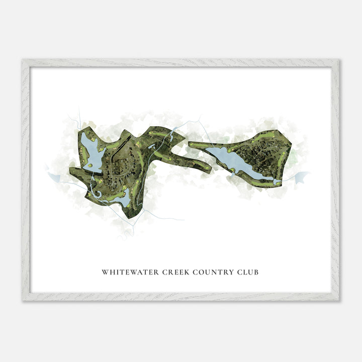 Print of Whitewater Creek Country Club Classic Map