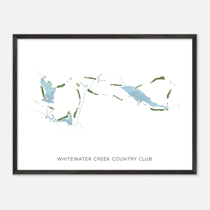 Print of Whitewater Creek Country Club Modern Map