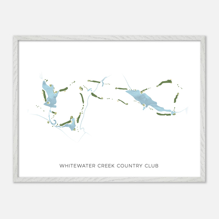 Print of Whitewater Creek Country Club Modern Map