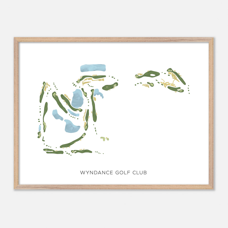 Print of Wyndance Golf Club Modern Map