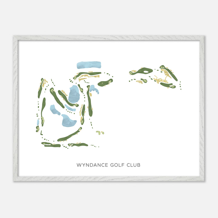 Print of Wyndance Golf Club Modern Map