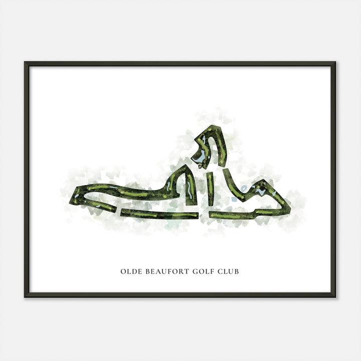 Print of Olde Beaufort Golf Club Classic Map