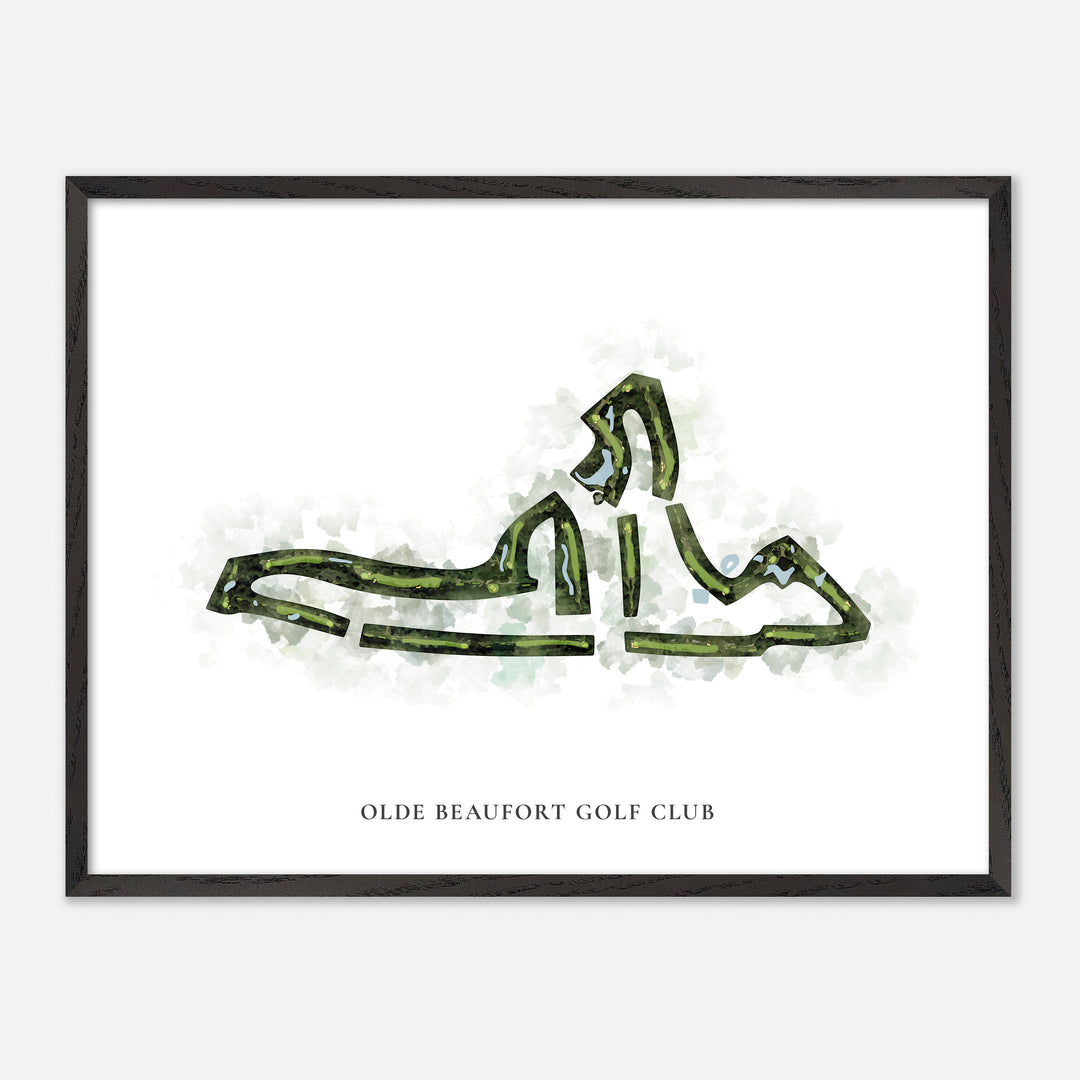 Print of Olde Beaufort Golf Club Classic Map