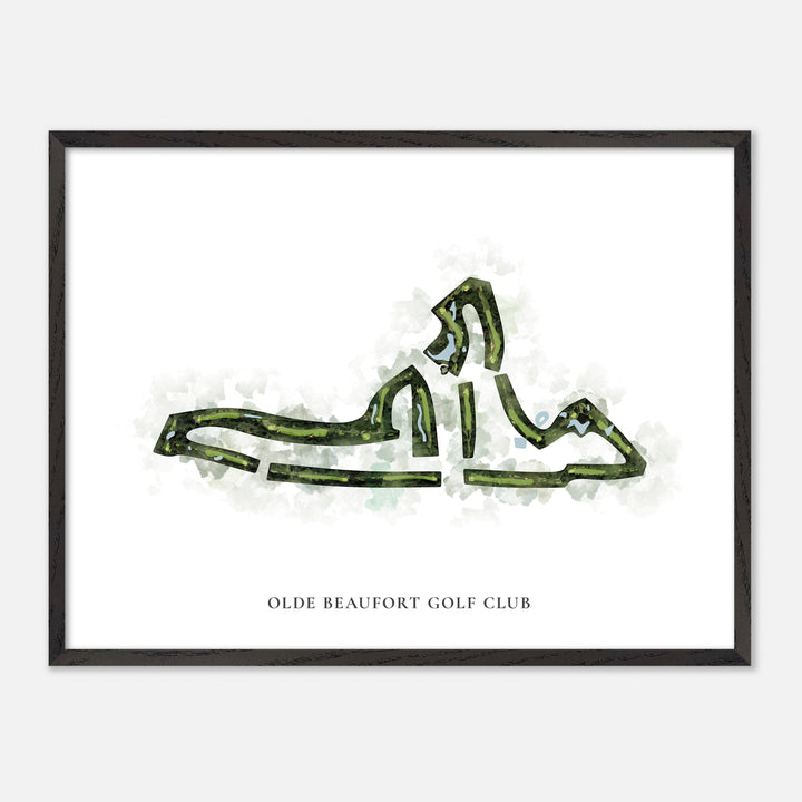 Print of Olde Beaufort Golf Club Classic Map