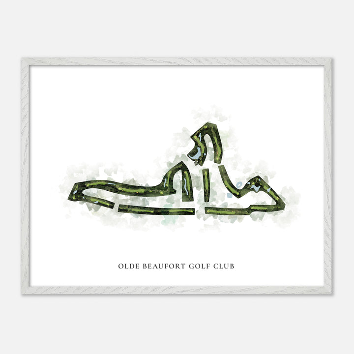 Print of Olde Beaufort Golf Club Classic Map