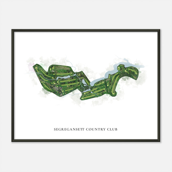 Print of Segregansett Country Club Classic Map