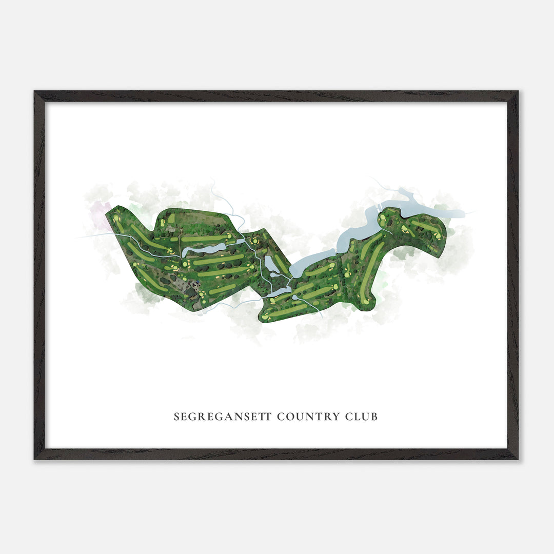 Print of Segregansett Country Club Classic Map