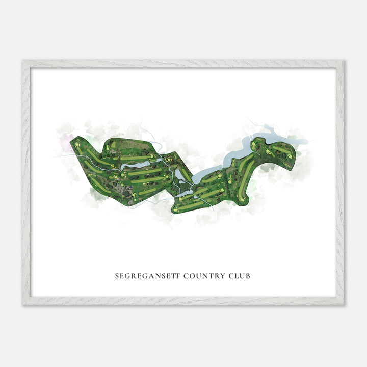 Print of Segregansett Country Club Classic Map