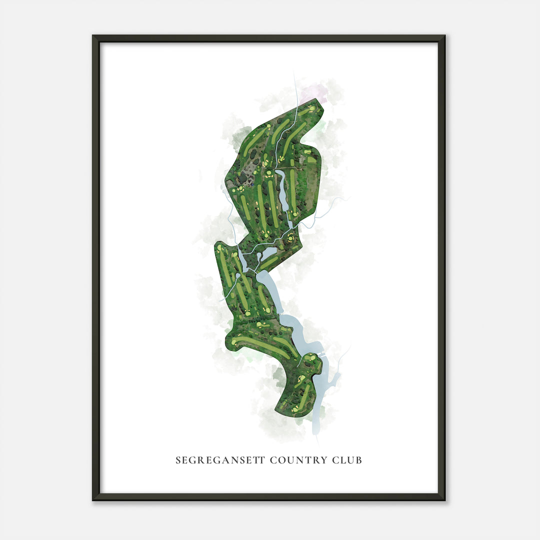 Print of Segregansett Country Club Classic Map