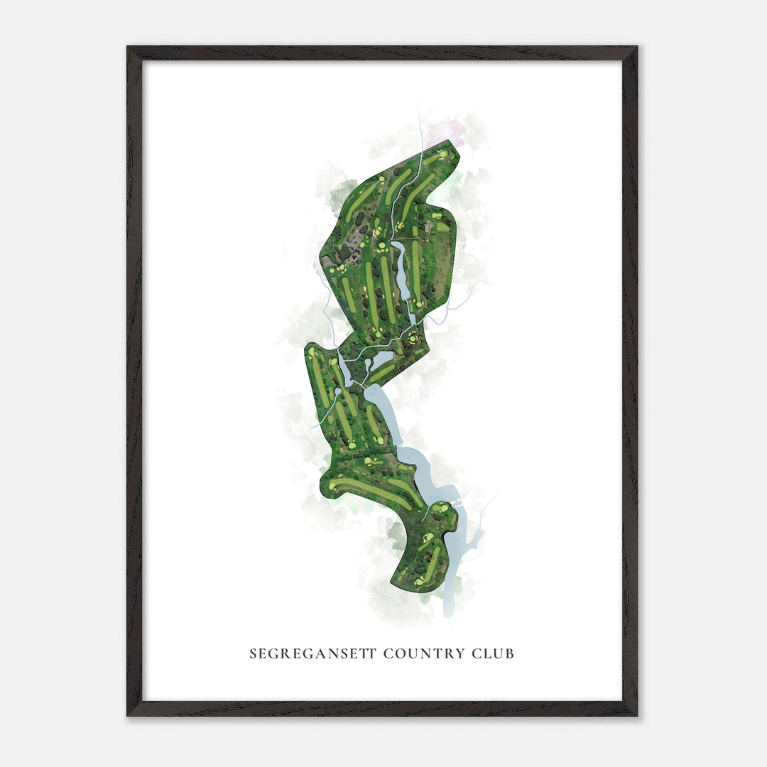 Print of Segregansett Country Club Classic Map