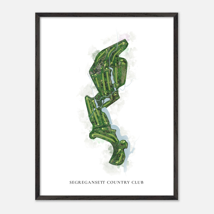 Print of Segregansett Country Club Classic Map
