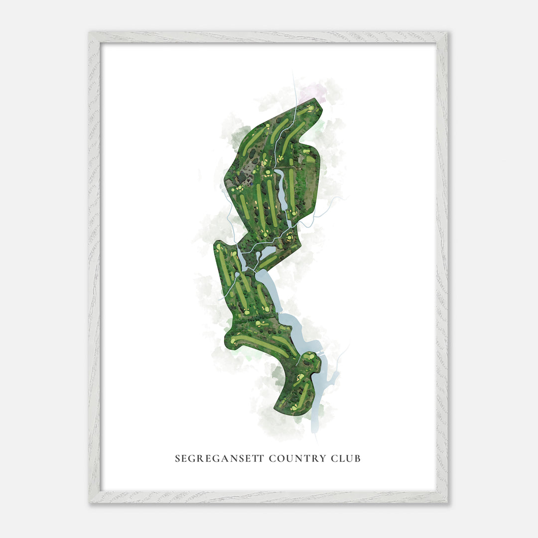 Print of Segregansett Country Club Classic Map