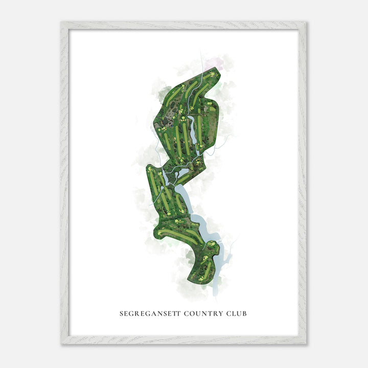 Print of Segregansett Country Club Classic Map