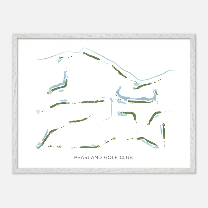 Print of Pearland Golf Club Modern Map