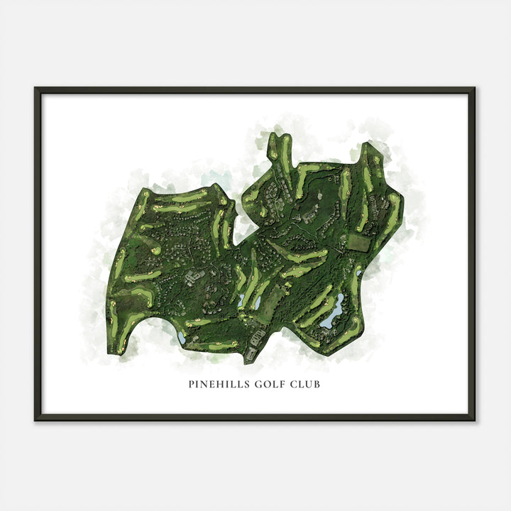 Print of Pinehills Golf Club Classic Map