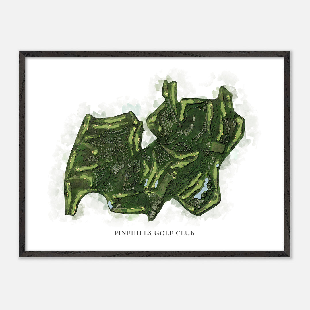 Print of Pinehills Golf Club Classic Map