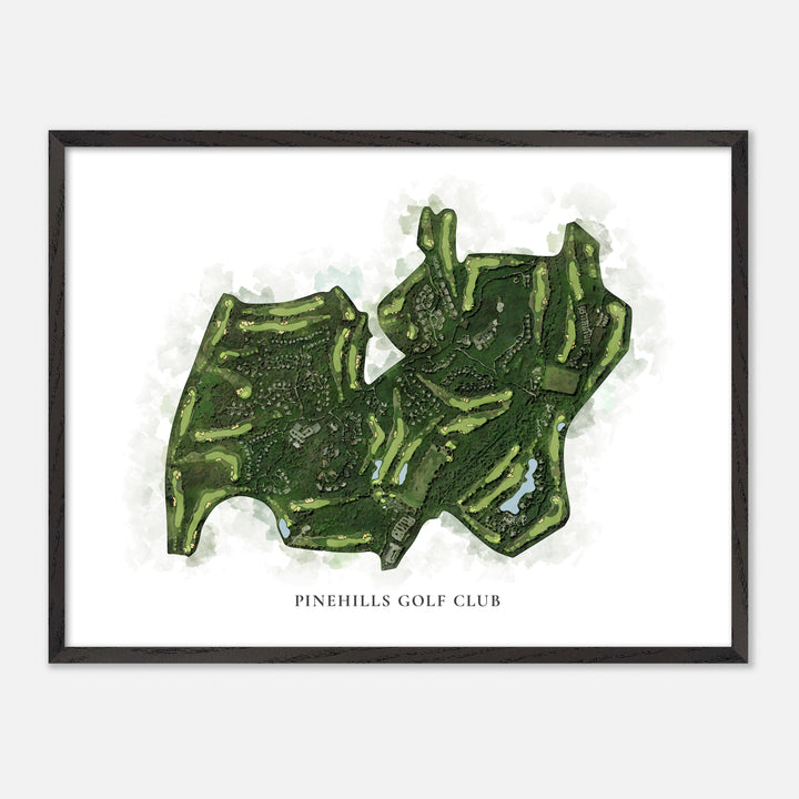 Print of Pinehills Golf Club Classic Map