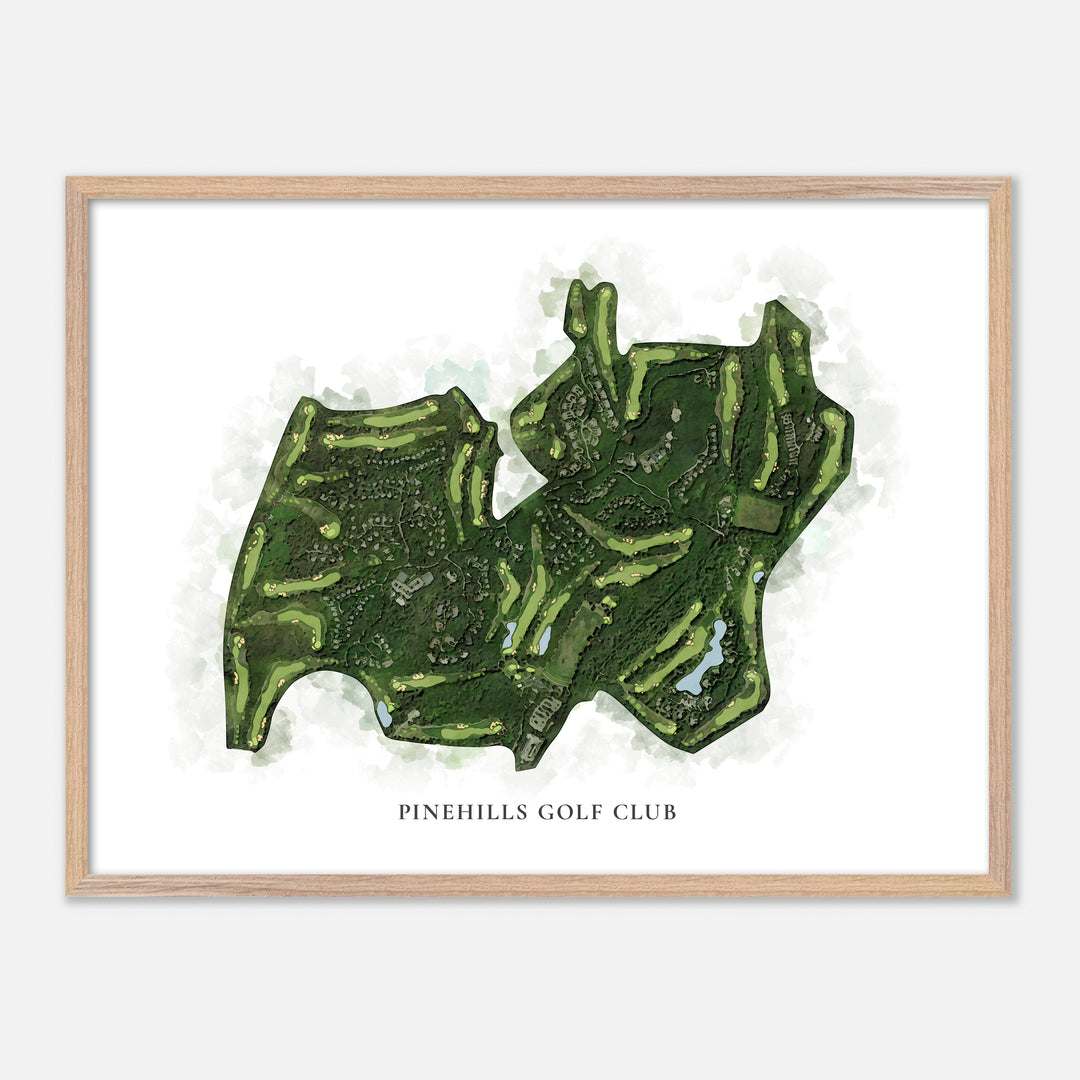 Print of Pinehills Golf Club Classic Map