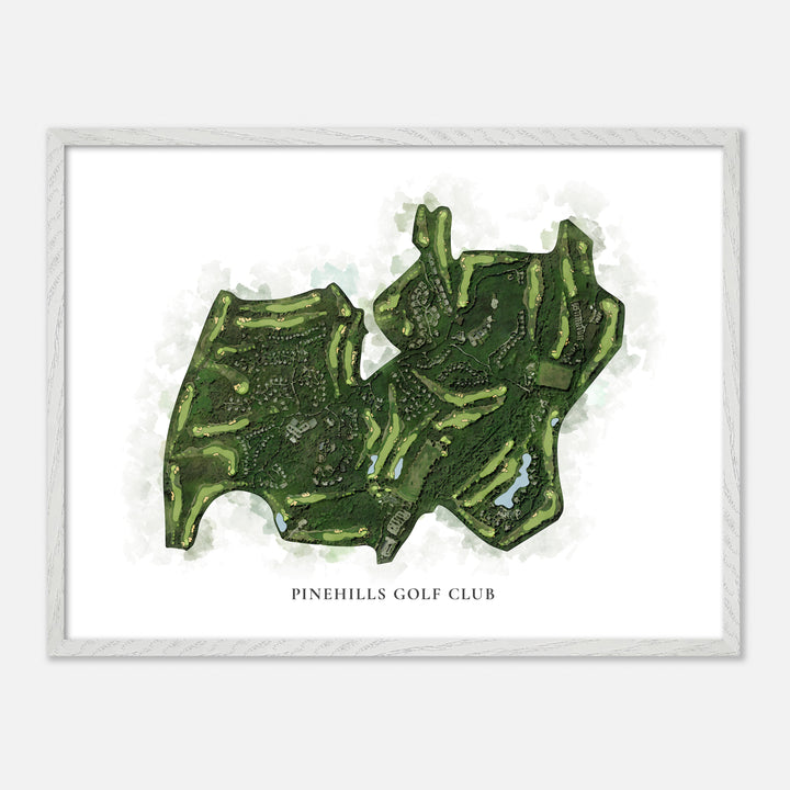 Print of Pinehills Golf Club Classic Map