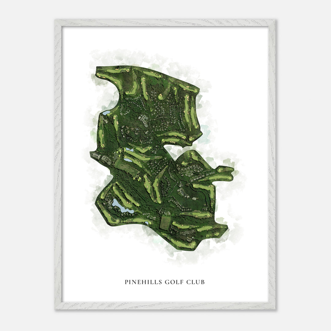 Print of Pinehills Golf Club Classic Map