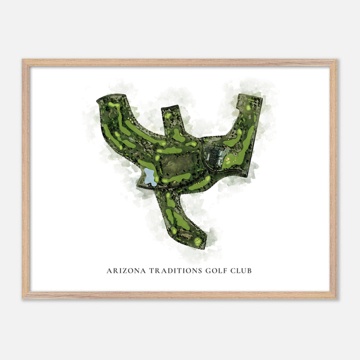 Print of Arizona Traditions Golf Club Classic Map