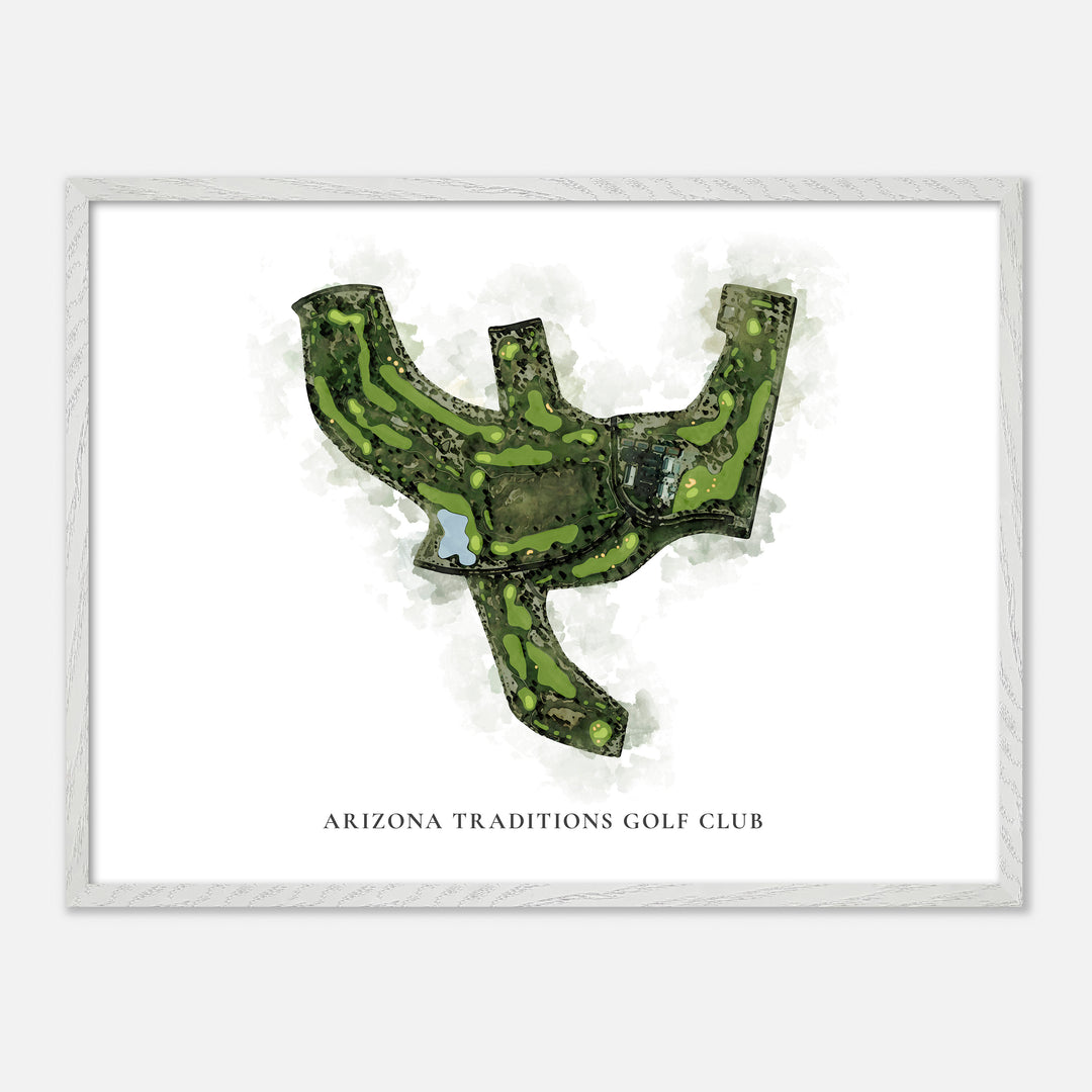 Print of Arizona Traditions Golf Club Classic Map