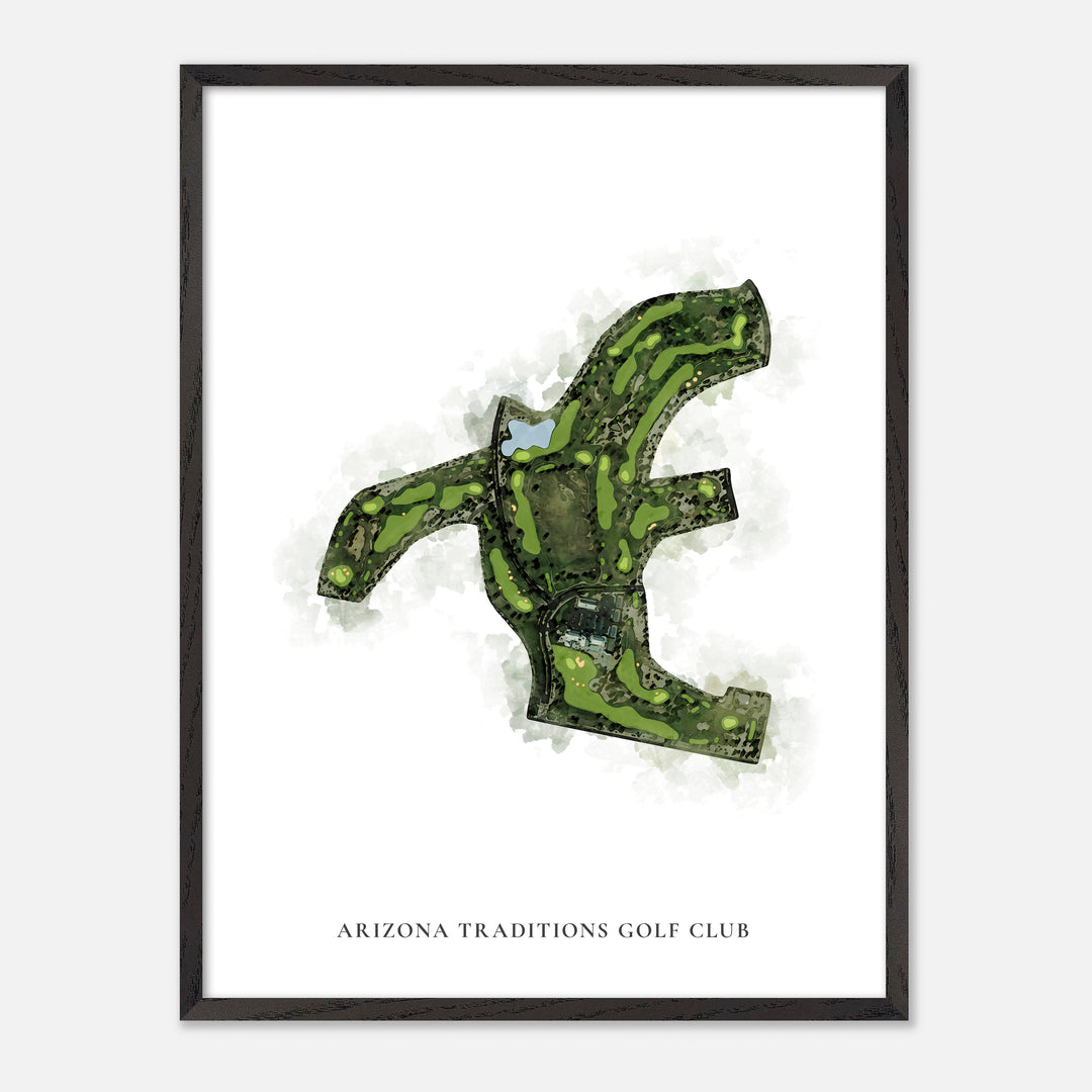 Print of Arizona Traditions Golf Club Classic Map