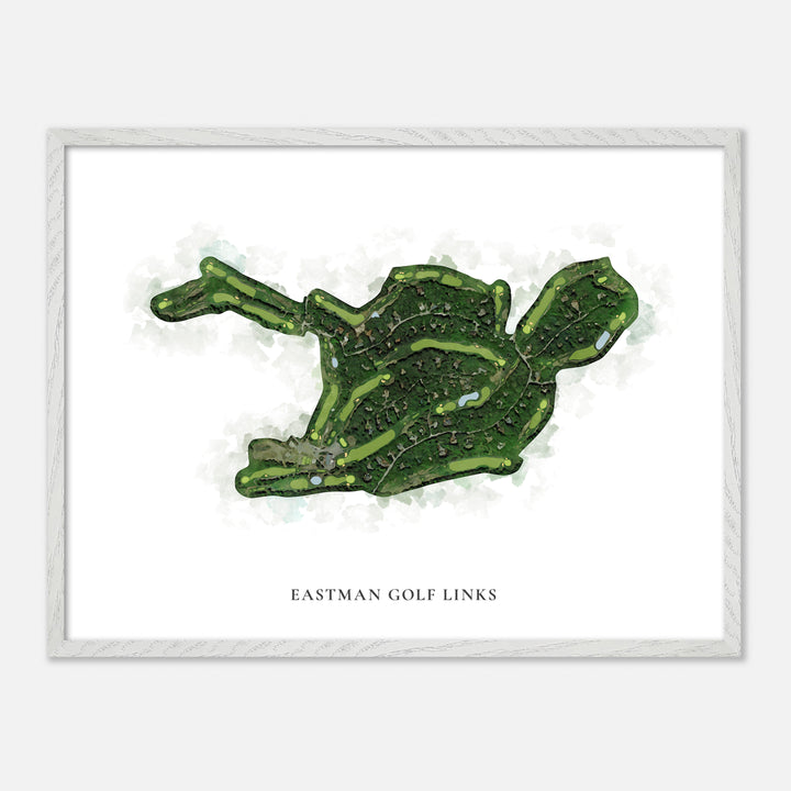 Print of Eastman Golf Links Classic Map