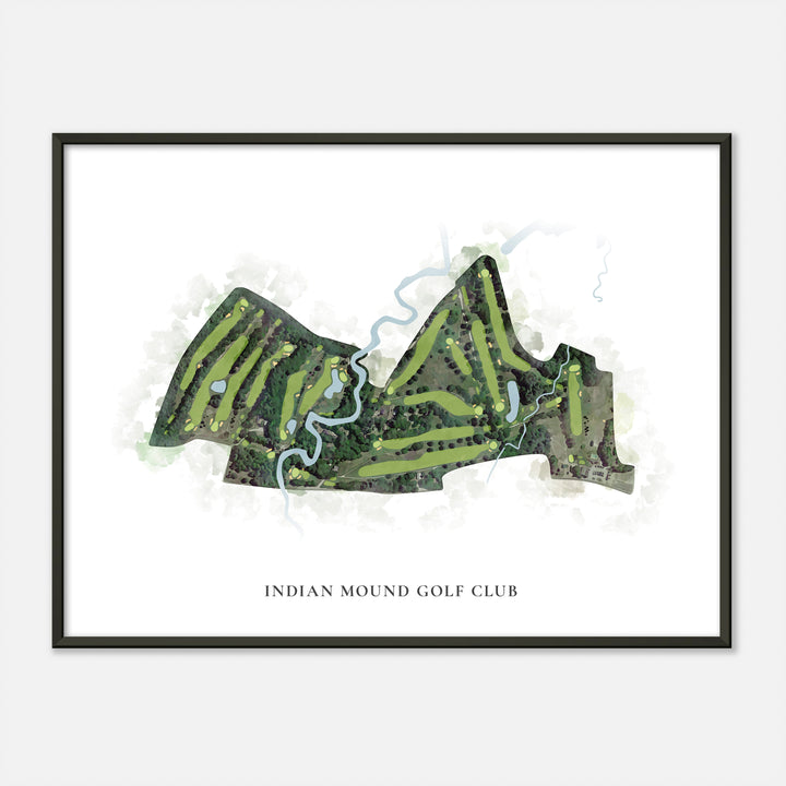 Print of Indian Mound Golf Club Classic Map