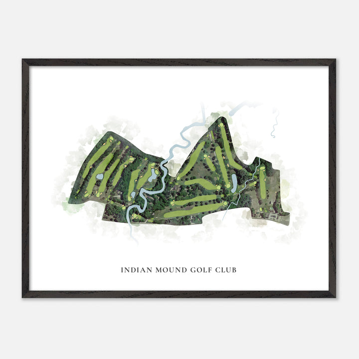 Print of Indian Mound Golf Club Classic Map