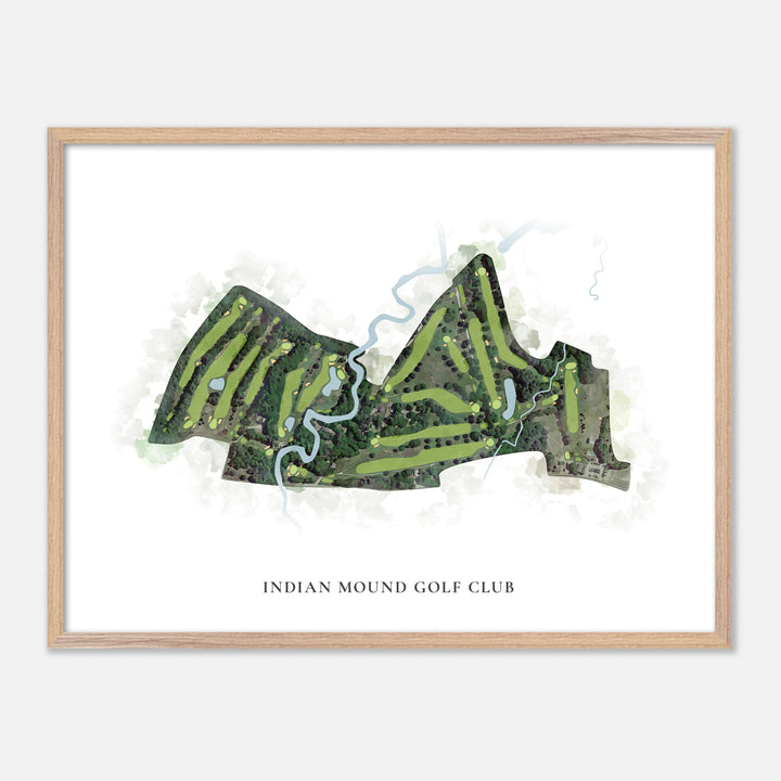 Print of Indian Mound Golf Club Classic Map