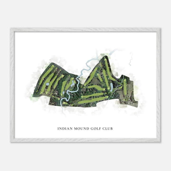 Print of Indian Mound Golf Club Classic Map