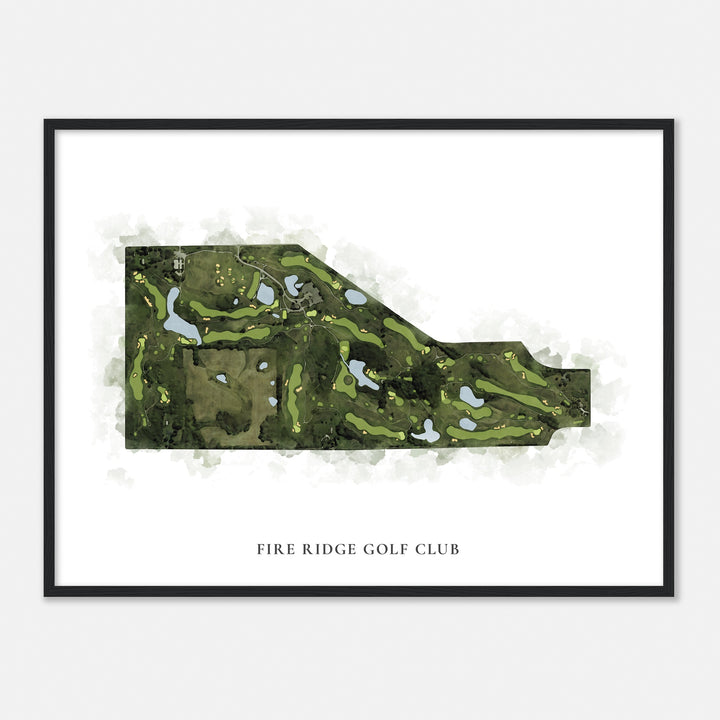 Print of Fire Ridge Golf Club Classic Map